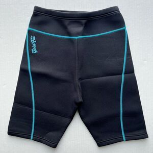 GoldFin Wetsuit Shorts Womens M Black Neoprene 2mm Diving Watersports Aerobics